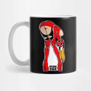 Red Rubber Babay Mug